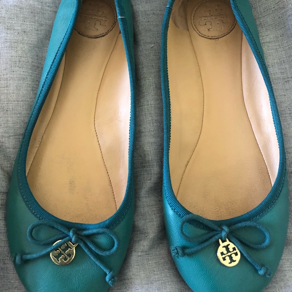 Tory Burch Ballet Flat in Teal - 6.5